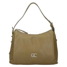 Dámska kožená kabelka Gianní Conti Vivien - zelená.