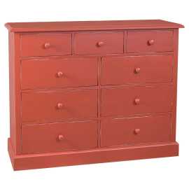 Šuplíková komoda burny 357 - červená patina.

 

Šuplíková komoda z poctivého borovicového dreva sa hodí ho každej miestnosti.

 

Komoda obsahuje 9 zásuviek s drevenými úchytkami.

 

Rozmery šuplíkovej komody Burny 357 sú 122x97x41cm (š, v, h).

 

Na prehliadnutie ďalších masívnych kúskov nábytku od tohto výrobcu kliknite TU.

 

Farba na fotografii sa môže ľahko líšiť oproti reálnemu výrobku. Príčinnou môže byť zobrazovanie farieb monitora či rôzne nasvietenie výrobkov pri fotení.

 


Z dôvodov výroby sedliackeho nábytku na zákazku, sme nútení požadovať od zákazníka zálohu v minimálnej výške 30% z ceny nábytku.