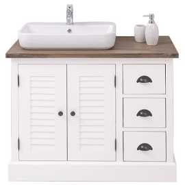 Kúpeľňová skrinka pre umývadlo lisi 668 - biela/hnedá.

 

Kúpeľňová skrinka Vás na prvý pohľad oslní svojim vzhľadom, kde sa mieša moderna s rustikálnym nádychom.

 

Povrch skrinky je ošetrený farebným náterom v odtieni P004.

 

Umývadlo, batéria či kovový výpust nie sú súčasťou a je potrebné ich zakúpiť samostatne.

 

Rozmery kúpeľňovej skrinky pre umývadlo Lisi 668 sú 100x75x51cm (š, v, h).

 

Pre kompletnú ponuku masívneho nábytku od tohto výrobcu kliknite TU.

 

Farba na fotografii sa môže ľahko líšiť oproti reálnemu výrobku. Príčinou môže byť zobrazovanie farieb monitora či rôzne nasvietenie výrobkov pri fotení.




Z dôvodu výroby masívneho nábytku na zákazku, sme nútení požadovať od zákazníka zálohu v minimálnej výške 30% z ceny nábytku.