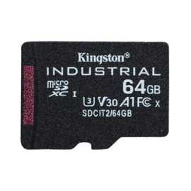 Kingston paměťová karta Industrial C10, 64GB, micro SDXC, SDCIT2/64GBSP, UHS-I U3 (Class 10), pSLC karta, V30, A1.