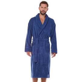 Pánsky župan L&L modrý (2450) L.
Zahaľte sa do jemnosti a tepla s pánskym županom L&L, ktorý vám poskytne pohodlie presne vtedy, keď to najviac potrebujete.
Mäkký materiál, ktorý vás objíme
Pánsky župan L&L je vyrobený z mäkkého syntetického vlákna, ktoré sa pýši vynikajúcimi izolačnými vlastnosťami, je ľahké, rýchlo schne a príjemne hreje.
Klasický strih, ktorý vám padne a zahreje
Dizajn županu kombinuje klasický strih so šálovým golierom a elegantnými detailmi, ako je jemná výšivka s logom značky na hrudi.
Prečo si zamilujete pánsky župan L&L

Maximálny komfort a teplo: Mäkký flisový materiál vás udrží v teple a pohodlí po každej sprche alebo pri leňošení doma.
Štýlový vzhľad a praktický strih: Moderný vzhľad, šálový golier, vrecká a opasok na viazanie robia tento župan nielen pohodlným, ale aj vizuálne atraktívnym.
Ľahká údržba a rýchle schnutie: Župan sa ľahko pere, rýchlo schne a nie je potrebné ho žehliť, čo vám ušetrí čas a starosti.

Župany L&L pre štýlových mužov a ženy
Značka L&L má dlhú tradíciu založenú na kvalite poľského textilného priemyslu a moderných technológiách.
Starostlivosť o pánsky župan L&L
Aby vám váš obľúbený župan vydržal čo najdlhšie, odporúčame dodržiavať tieto pokyny na údržbu.

Pranie: Odporúčame prať župan pri teplote 30 °C.
Sušenie: Župan by sa nemal sušiť v sušičke.
Žehlenie: Žehlenie sa neodporúča.

Tip: Staňte sa odborníkom na starostlivosť o spodnú bielizeň vďaka tipom v našom článku a poskytnite svojim obľúbeným kúskom starostlivosť, ktorú si zaslúžia.