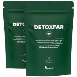 DetoxFAR – GlutaDetox™- ravintolisä maksan puhdistamiseen, 2 pakettia.