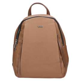 Módny dámsky batoh David Jones Mardea - svetlo hnedá.