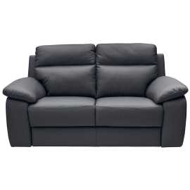 Celina Home DVOJMIESTNA POHOVKA, tmavomodrá, pravá koža.