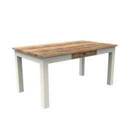 Landscape JEDÁLENSKÝ STÔL, akácia, mangové drevo, prírodná farba, biela, 180/90/76 cm.