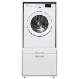 Xora SKRINKA NA PRÁČKU, biela, 67/145/65,5 cm.