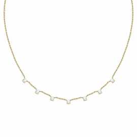 Morellato Pozlátený dámsky náhrdelník s kubickými zirkónmi Tesori SAIW309.