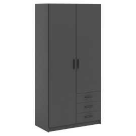 MID.YOU ŠATNÍKOVÁ SKRIŇA, sivá, 98,5/200,4/49,8 cm.