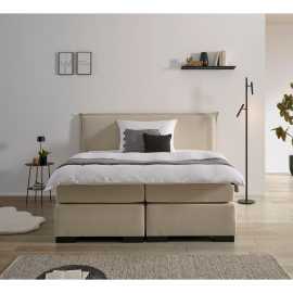 MID.YOU BOXSPRINGOVÁ POSTEĽ, 180/200 cm, béžová.