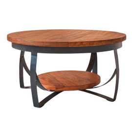 MID.YOU KONFERENČNÝ STOLÍK, hnedá, drevo, 70/70/35 cm.