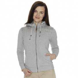 Bushman hoodie Naida light grey XL.
 
 &nbsp;Specification:
 
 	100% cotton
 	Melange
 	330 g/m2
 	French Terry weave
 	Contrasting colour details
 	Zip fastening
 	Hood with fully printed lining