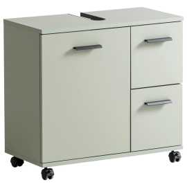 Stylife SKRINKA POD UMÝVADLO, pastelová zelená, pastelová zelená, 65,1/60/32 cm.