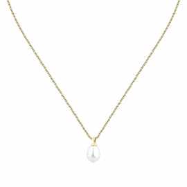 Morellato Pozlátený náhrdelník s riečnou perlou Perla SXU40 (retiazka, prívesok).