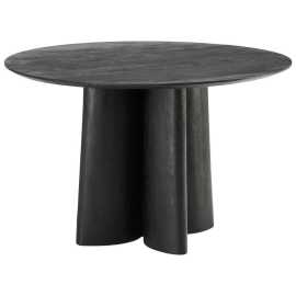 MID.YOU JEDÁLENSKÝ STÔL, mangové drevo, čierna, 120/76/120 cm.