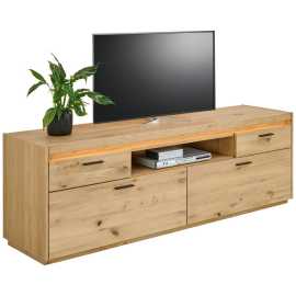 Linea Natura NÍZKA KOMODA, farba duba, 192,6/63,9/49,8 cm.