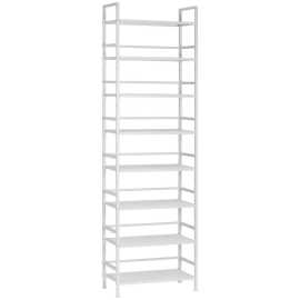 PBJ REGÁL NA TOPÁNKY, biela, 59/196/30 cm.