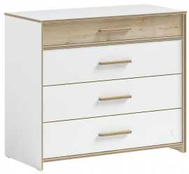 Široká zásuvková komoda dylan - biela/dub svetlý.

 

Nábytok je vyrobený z kvalitných materiálov na čele s laminátovou doskou.

 

Rozmery široké komody Dylan sú 96x83x46cm (š, v, h).

 

Všetok nábytok patriaci do kolekcie Dylan nájdete nižšie v súvisiacich produktoch.