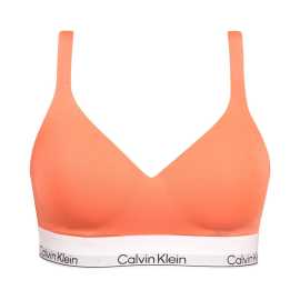 Dámska podprsenka Calvin Klein oranžová (QF8500-YTS) M.
Doprajte si dokonalé spojenie pohodlia, funkčnosti a nadčasového dizajnu s touto dámskou podprsenkou Calvin Klein.
Príjemný materiál, ktorý sa dobre nosí
Podprsenka je vyrobená z kvalitnej zmesi bavlny, modalu a elastanu.
Moderný strih s dôrazom na detail
Športovo ladený strih s prekríženými ramienkami na chrbte a bez zapínania ponúka nielen zaujímavý dizajnový prvok, ale aj vynikajúcu oporu a pohodlie pri nosení.
Prečo by ste mali vyskúšať podprsenku Calvin Klein

Prémiová zmes materiálov: Jemná na dotyk, pružná a priedušná pre celodenné pohodlie.
Pohodlný športový strih bez zapínania: Ideálny na každodenné nosenie aj ľahkú fyzickú aktivitu.
Štýlový dizajn s ikonickým logom Calvin Klein: Minimalistický vzhľad, ktorý nikdy nevyjde z módy.

Spodná bielizeň Calvin Klein milujú ľudia po celom svete
Pánska spodná bielizeň Calvin Klein patrí medzi stálici módneho priemyslu.
Ako sa starať o podprsenku
Aby ti podprsenka vydržela dlouho ako nová, odporúčame dodržiavať nasledujúce pokyny na údržbu.

Pranie: Podprsenku perte šetrne na 30 ° C, ideálne v ochrannej kapse na jemnú bielizeň.
Sušenie: Podprsenku v žiadnom prípade nedávaj do sušičky.
Žehlenie: Podprsenku nežehli.

Tip: Nájdenie správneho spodného prádla, ktoré vám perfektne sedí, je niekedy náročné.