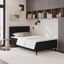 P & B AMERICKÁ POSTEĽ, 120/200 cm, čierna.