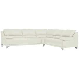 Xora ROHOVÁ SEDACIA SÚPRAVA, koža, biela.