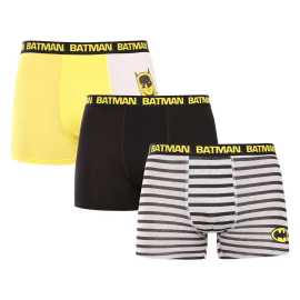 3PACK Calções boxer para homem Batman multicolor (PO39683/1) 3XL.
Anime o seu guarda-roupa com estes boxers para homem cheios de estilo que irão divertir qualquer homem.
Material de qualidade para conforto durante todo o dia
Os boxers são feitos de uma combinação de algodão e elastano, pelo que são agradavelmente macios e elásticos.
Design moderno e ajuste perfeito
Os boxers têm pernas mais compridas que permitem a máxima liberdade de movimentos e não se enrolam em lado nenhum.
Porque é que vai adorar estes boxers

Material confortável e de alta qualidade: A combinação de algodão e elastano garante suavidade e respirabilidade e adapta-se perfeitamente ao seu corpo.
Design elegante: O visual original agradará a todos os homens que gostam de se divertir.
Ajuste perfeito para o máximo conforto: As pernas mais compridas e a cintura elástica proporcionam liberdade de movimentos e conforto durante todo o dia.

Como cuidar dos seus novos boxers
Para manter os seus boxers favoritos em boa forma durante o máximo de tempo possível, siga estas recomendações:

Lavandaria: Emplumar até uma temperatura máxima de 40 °C com cores semelhantes.
Secagem: Pode ser seco na máquina de secar a baixa temperatura, mas o ideal é secar ao ar livre.
Passar a ferro: Se necessário, passar a ferro do avesso em lume brando.

Sugestão: Torne-se um especialista em manutenção de lingerie com os conselhos do nosso artigo e dê às suas peças favoritas o cuidado que elas merecem.