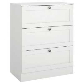 MID.YOU KOMODA, biela, 70,2/88,95/41,5 cm.