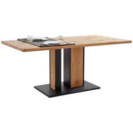 Linea Natura JEDÁLENSKÝ STÔL, divoký dub, antracitová, čierna, farba duba, 200/90/76 cm.