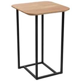 PRÍRUČNÝ STOLÍK, divoký dub, čierna, divoký dub.