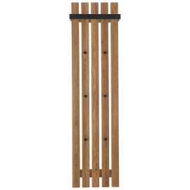 VEŠIAKOVÝ PANEL, prírodná farba, čierna, dub, 40/150/22 cm.