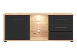 Tv stolík 160 s vnútorným osvetlením lugano - dub artisan/čierna.

TV stolík Lugano je skvelou voľbou pre umiestnenie televízora v obývačke.

 

Rozmery TV stolíka 160 s vnútorným osvetlením Lugano sú 161,5x65x40cm (š, v, h).

 

Všetky produkty z kolekcie Lugano nájdete nižšie v súvisiacich produktoch.