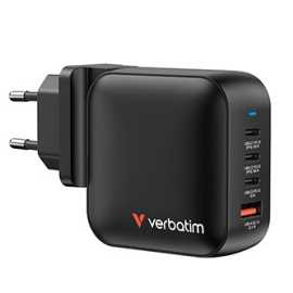 Verbatim GaN 32231, cestovná nabíjačka do siete, USB 3.0, USB C, sivá, 100 W, vymeniteľné vidlice C,G,A.

So skladacími americkými kolíkmi a vymeniteľnými zástrčkami EU a UK je to dokonalý spoločník na cesty.