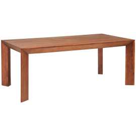 MID.YOU JEDÁLENSKÝ STÔL, mangové drevo, tmavohnedá, 200/100/76 cm.
