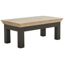 Livetastic KONFERENČNÝ STOLÍK, sivá, prírodná farba, drevo, 100/40/55 cm.