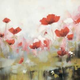 Monee OLEJOMAĽBA, kvety, 85/85 cm.