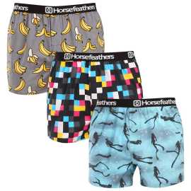 3PACK pánske trenky Horsefeathers Frazier Bundle 10 (AM096M) XL, trenírky.
Ukážte svoj štýl a zmysel pre humor s pánskymi šortkami Horsefeathers.
Kvalitný materiál pre dokonalé pohodlie
Šortky Horsefeathers sú vyrobené zo 100 % bavlny, čo znamená, že vám ponúknu príjemný pocit na pokožke.
Originálny dizajn a pohodlné nosenie
Každý pár šortiek je vybavený jedinečnou potlačou, ktorá dodá vášmu šatníku štýl a moderný nádych.
Prečo si tieto šortky zamilujete?

Originálne potlače, ktoré dodajú zábavu každému dňu.


Pohodlný materiál a voľný strih pre celodenné pohodlie.


Kvalitné spracovanie od značky Horsefeathers, ktorá je synonymom štýlu a spoľahlivosti.

Pánske šortky Horsefeathers majú štýl
Slovo „horsefeathers“ znamená v angličtine „úplný nezmysel“, ale spodná bielizeň od rovnomennej značky vás presvedčí, že pri jej kúpe žiadny nezmysel nehrozí.
Ako sa starať o svoje nové šortky
Aby ste sa uistili, že vaše šortky zostanú čo najdlhšie v skvelej forme, dodržiavajte tieto pokyny:

Pranie: Perte pri maximálnej teplote 30°C s jemnými pracími prostriedkami.


Sušenie: Sušenie v bubnovej sušičke neodporúčame, aby sa materiál nezrazil alebo nepoškodil potlač.


Žehlenie: Šortky môžete žehliť pri nízkej teplote.

Tip: Staňte sa expertom na údržbu spodnej bielizne vďaka radám v našom článku a doprajte svojim obľúbeným kúskom starostlivosť, akú si zaslúžia.