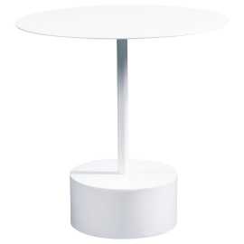 PRÍRUČNÝ STOLÍK, biela.