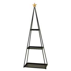 DEKORAČNÝ REGÁL, hrdzavá.