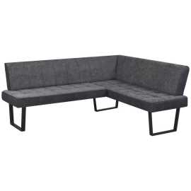 MID.YOU ROHOVÁ LAVICA, sivá, čierna.