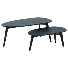 P & B KONFERENČNÝ STOLÍK, čierna, drevo, 100/50/42 cm.