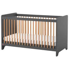 MID.YOU POSTIEĽKA S PRIEČKAMI 70/140 cm, grafitová.