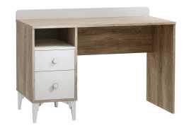 Písací stôl so zásuvkami kaylla - dub sofia, biela.

 

Pravá strana stola poskytuje pohodlný priestor na sedenie, vľavo sa nachádza otvorená priehradka na zošity či techniku a dve zásuvky pre prehľadné uloženie drobností.

 

Vrchnú dosku dopĺňa nízke zadné čelo proti padaniu predmetov.

 

Laminovaný povrch je nenáročný na údržbu – stačí utrieť suchou alebo mierne navlhčenou handričkou.

 

Rozmery písacieho stola Kaylla sú 119×84×58 cm (š, v, h).

 

Ďalšie produkty z kolekcie Kaylla nájdete v súvisiacich produktoch nižšie.