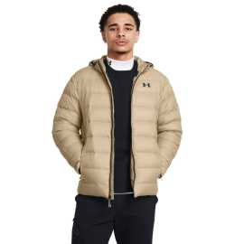 Under armour legend down hooded jacket xl.
