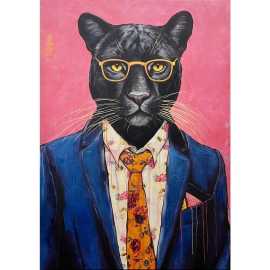 Monee UMELECKÁ TLAČ, zvieratá, 70/100 cm.