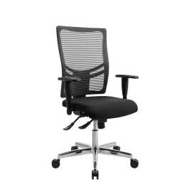 Dieter Knoll OTOČNÁ STOLIČKA, sieťovina, čierna.