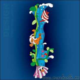 Dětský metr na zeď moře.

Dětský pokojík můžete celý vyzdobit motivem moře a rybiček, veškerou inspiraci naleznete níže v souvisejícím zboží.

 