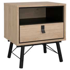 MID.YOU NOČNÝ STOLÍK, farba duba, 53,3/59,6/40,1 cm.