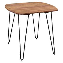 MID.YOU JEDÁLENSKÝ STÔL, indický palisander, farba indického palisandra, 80/80/76 cm.