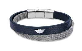 Police Pánsky kožený náramok Hardware PEAGB2119611 21 cm.