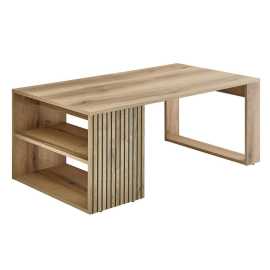 MID.YOU KONFERENČNÝ STOLÍK, čierna, farba duba, kompozitné drevo,.