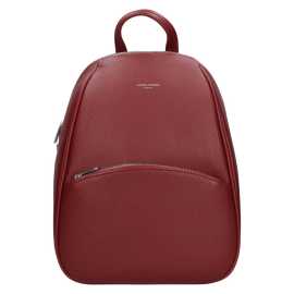 Módny dámsky batoh David Jones Eliaz - tmavo červená.